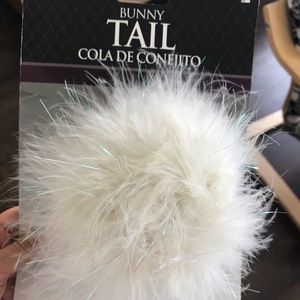 Bunny tail halloween costume accessory NWT